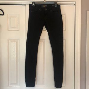 Lucky Brand skinny black jeans